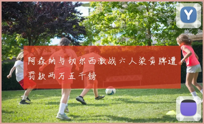 阿森纳与切尔西激战六人染黄牌遭罚款两万五千镑